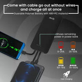 EVM EnBound 10000mAh Black Powerbank EKT-424